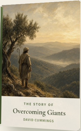 Cover of Overcoming Giants, the story of David Cummings